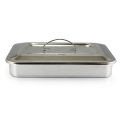 Stainless Steel 201 Dental Instruments Tray Surgical Nursing Lid Medical Equipment Steriliser Container For Dentist Storage Box. 