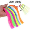 2g/Pack Luminous Twisted Holographic Flashabou Tinsel Crystal Flash Strands Streamer Jig Lures Sabiki Rig Making Material. 