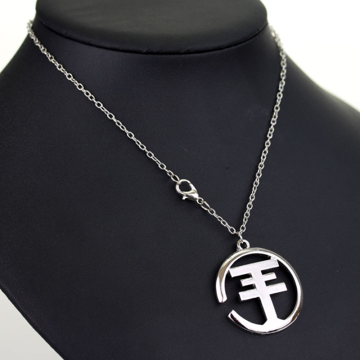 Rock Music Band Tokio Hotel Pendant Necklace for Women Men Stainless Steel Symbol Chain Jewelry