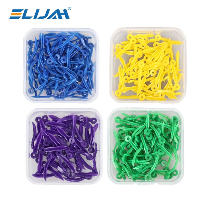 100pcs/Box Dental Wedges Tooth Gap Wedge with Holes Size Large Medium Extra small Small Dentistry Disposable Materials