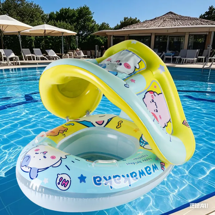 1pc%20Cute%20Canopy%20Swim%20Ring%20Summer%20pool%20floats,%20Beach%20and%20Pool%20Swim%20Aid,%20Beach%20Toys%20for%20Pool%20Party%20-%20Image%204