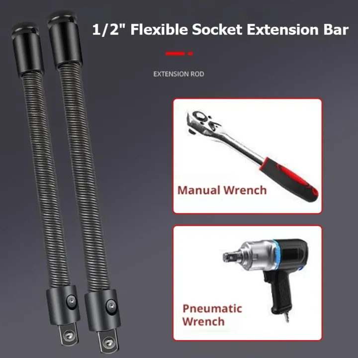 1/2"%20Flexible%20Extension%20Bar%20250/350mm%20High%20Torque%20Flexible%20Shaft%20Drive%20Socket%20Extension%20Rod%20for%20Ratchet%20Wrench%20Auto%20Repair%20Tools%20-%20Image%202