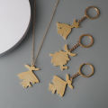 Genshin Impact Sumeru Aranara Arama Keychain Kawaii Figure Pendant Key Chain for Fans Collection Jewelry Christmas.