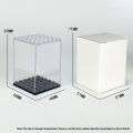 Display Box Container Dustproof Transparent Cover Accessory Base Set City DIY Model Building Blocks Bricks Toy For Children .