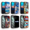 Funny And Cute S-Smurfs Anime Phone Case For Samsung Galaxy S25 S24 S23 S22 S21 PLUS ULTRA. 