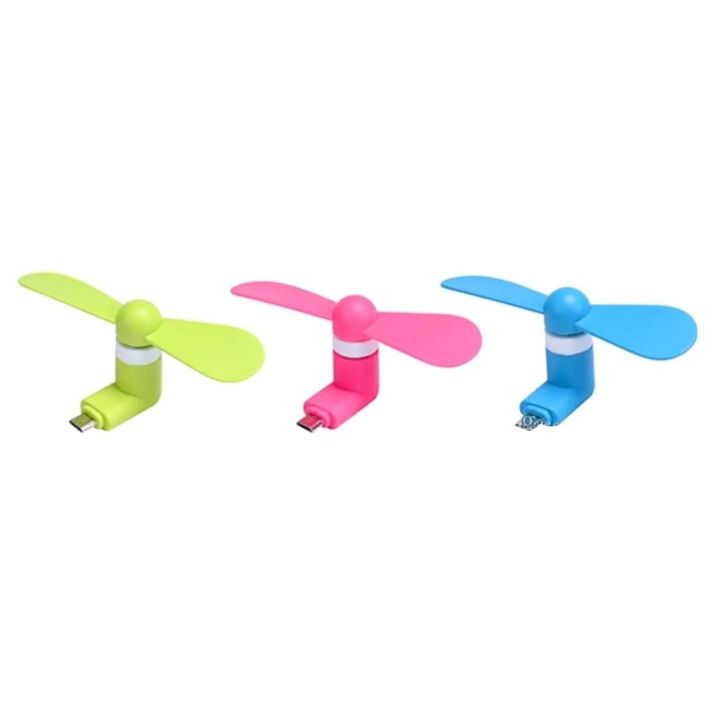 Mini Usb Fan Supported type b Otg Mobile Phone