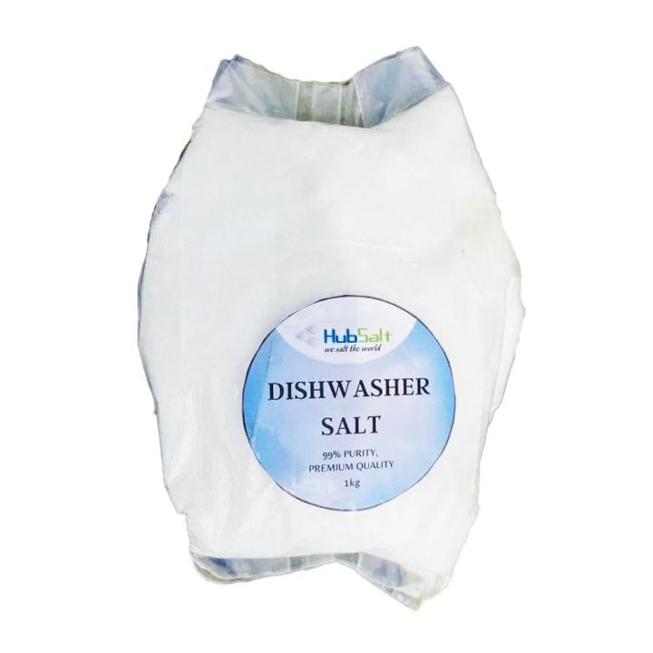 Dishwasher Salt 2kg (Premium Quality) HubSalt Dishwasher Salt