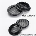 10pcs Wardrobe Cabinet Mesh Hole Black Air Vent Louver Ventilation Cover Stainless Steel Black Cupboard Air Vent Pest Control.