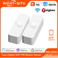 Tuya Zigbee WiFi PIR Motion Sensor APP Remote Control via SmartLife Works With  Home Yandex Alexa. 