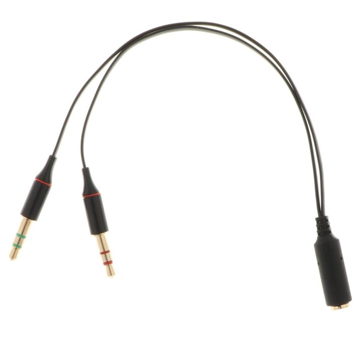 Stereo%20Audio%20Aux%203.5mm%20Female%20(3%20Line)%20to%202%20Male%20Mic%20Headphone%20Converter%20Adapter%20-%20Image%204