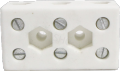 PNC Taoist 3 channel fire resistant tile cable 32A 500V size 27*48*22mm Model 30a-3 Taoist ceramic for use in lamps or other. 