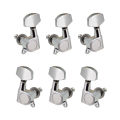 6pcs Sealed Guitar String Pegs Locking Tuners 3L3R Tuning Pegs String Tuner Acoustic Guitar Tuner Machine Head Knob 3Left 3Right. 