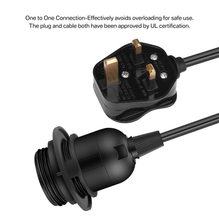 2Pcs%20UK%20Plug%20Ceiling%20Pendant%20Light%20Fitting%20E27%20Screw%20Lamp%20Holder%20with%20Switch%202%20Core%20Extension%20Cable%20Pendant%20Light%20Fitting%20Kit%20-%20Image%203