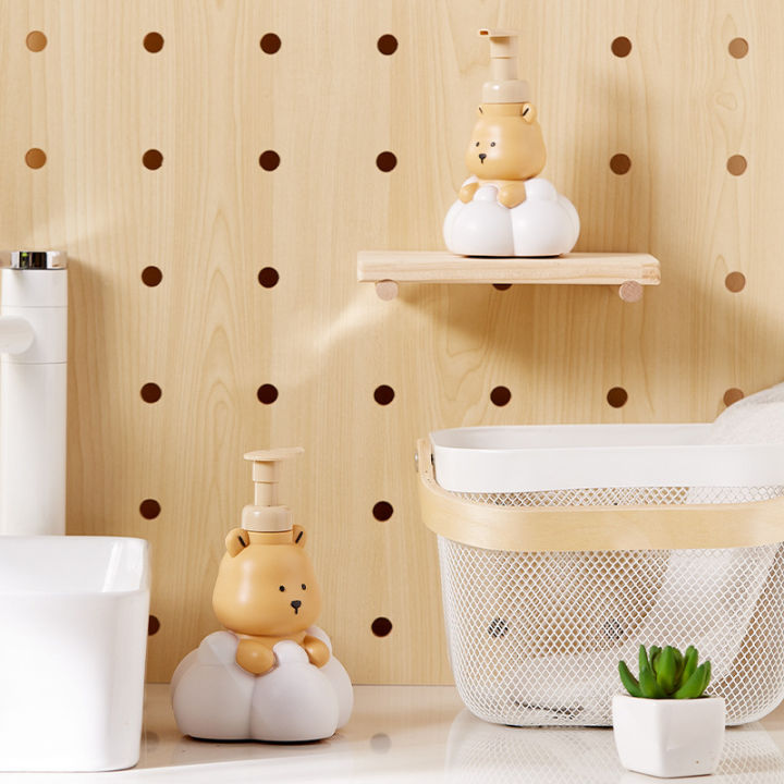 Cartoon%20Cloud%20Bear%20Foaming%20Soap%20Dispenser%20Bathroom%20Hand%20Sanitizer%20Shampoo%20Shower%20Gel%20Refillable%20Pump%20Bottle%20Making%20Foam%20Containe%20-%20Image%204