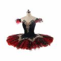 Black Red Professional Tutu La Esmeralda Performance Ballet Tutu Platter Pancake Tutu Dress Girls Kids Ballerina Party Costume. 