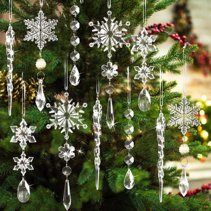 5/10Pcs%20Christmas%20Decoration%20Crystal%20Snowflake%20Hanging%20Xmas%20Tree%20Pendant%20Ornaments%20for%20Home%20Decor%20Party%202025%20New%20Year%20Supplies%20-%20Image%202