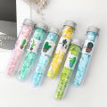 Travel Portable Disposable Soap Flakes with Storage Box Soap Papers Scented Foaming Mini Paper Soap Hand Washing Cleaning Supplies-Multicolour.