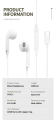 New type-c interface White wired earphone in-ear heavy bass stereo universal Huawei type-c interface. 