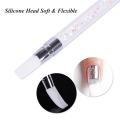 Dual-ended Silicone Sculpture Nail Art Pen Nail Art Brush Carving Mirror Glitter Powder Dotting Painting Nail Pen Manicure Tools. 