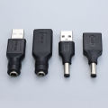 JCD DC Plug 5.5*2.1mm to USB Female Male Jack Socket DC 5.5x2.1mm 5V Power Adapter Charging Converter For Laptop PC. 