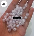 100Pcs 7mm Round Acrylic Faceted Beads For Jewelry Making DIY Bracelets Necklace Earrings Craftings Embroidery Sewing Tasbeeh Etc. 