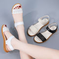 New summer casual and fashionable women's sandals, 100% genuine leather outdoor flat sandals, lightweight women's shoes. 