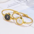 2PCS Fashion Luxury Women's Watch Gold Fine Strap Ladies Watch For Bracelet Montre Femme Female Wrist Watch Women Clock Relojes. 