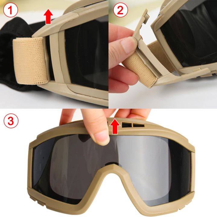 Tactical%20Goggles%20Mountaineering%20Shooting%20Sunglasses%20Windproof%20Sand%20Control%20Motocross%20CS%20Glasses%203%20Lenses%20Replaceable%20Motorcycle%20-%20Image%207