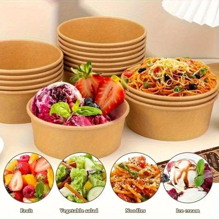 10/20PCS%20Disposable%20Lunch%20Box%20with%20Lids%20Kraft%20Paper%20Round%20Bowl%20Soup%20Salad%20Noodle%20Birthday%20Party%20Camping%20Kitchen%20Bento%20Boxes%20-%20Image%204