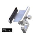 Aluminum Alloy Motorcycle Bike Bicycle Mobile Phone Holder for 4-7 inch Smartphone Riding Navigation Stand Handlebar Mount.
