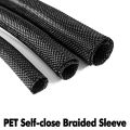 Braided Cable Sleeve PET Nylon Braid Wrapping Cable Casing Cable Sleeves Wire For Laptop PC TV Wire Protector Cable Wrap Cover.