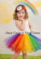 Girl's Rainbow Color Tutus Skirts Baby Handmade Multicolor Tulle Ballet Dance Tutus with Flower Headband Kids Party Pettiskirts. 