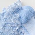 4 Pairs Girls Lace Ruffle Socks Adorable Princess-Style Kids Dance-Ready Socks with Frilly Trim.