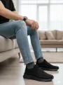 Men's Sport Shoes Mesh Breathable Sneakers, Summer, Shock Absorption, Ultralight, Royal Blue / Navy Blue , Running Shoes, Youth Training Shoes (Gym , exercise, office Casual and other use)Low Price. 