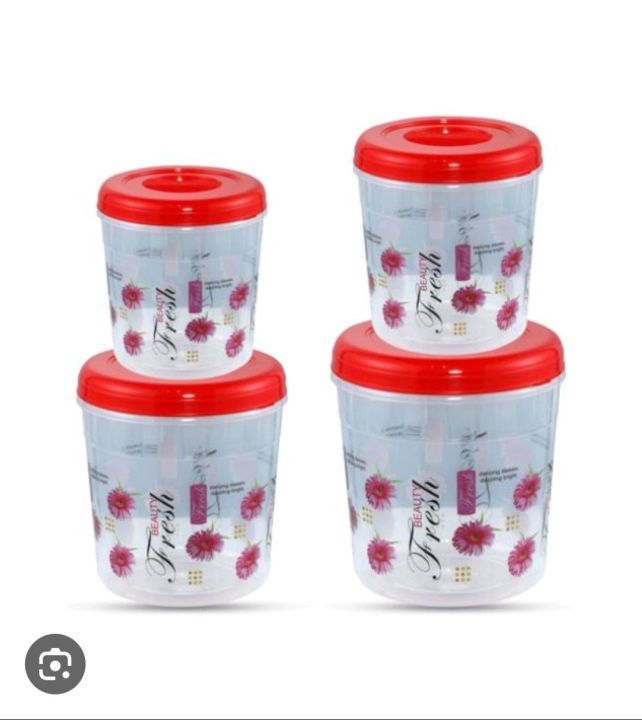 RFL Multepurpose container 4pic set 3,5,7,10 Litter | Daraz.com.bd