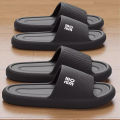 Soft Sole Eva Home Slippers Women Indoor Mute Non Slip Bathroom Slides Couple Lightweight Summer Beach Flip Flops Flat Sandals. 