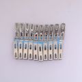 Stainless Steel Clips - 20-Pcs Drying Hanger Rack Silver Cloth Clips Steel Material Silver Womens. 
