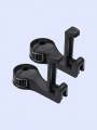 2Pcs 2-in-1 Car Seat Hook Phone Holder: 360° Rotatable, Secure Lock, Soft Silicone, ABS, Hidden Design, Fits 2.1-3.9" Phones.