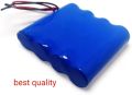 lithium battery 4 cell wali battery 18650 bms 1s 3.7V 8000 MAH power ful battery. 