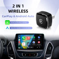 Smallest LEXXSON Wireless CarPlay Adapter MINI Ultra Android Auto Box USB Dongle Plug and Play for OEM Car Seamless Connection.