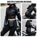 Motorcycle Leg Bag, Waterproof EVA Hard Shell Hip Waist Pouch, Bicycle Crossbody Bag for Outdoor Riding Sports. 