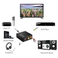 1 Set Brand New And High Quality Optical Coax Toslink Digital To Analog Converter RCA L/R Stereo Audio Adapter. 