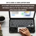 2-Piece Math Formula Pattern Laptop Stickers for Glass, Plastic, and Metal Surfaces, Durable and Scratch Resistant, Vehicle Deca.