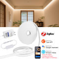 1-5M One Roll Zigbee 3.0 DC12V Neon Light Strip Waterproof Dimmable Smart Voice Control  LED Tape for Tuya Smartthings Zigbee3.0. 