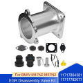 EGR Disassembly Valve Kit Aluminum for BMW M47N2 M57N2 E60 E61 E87 E90 E92 E93 320 325D 330D 525D 530D 520I X3 X6 X5 11717804381. 