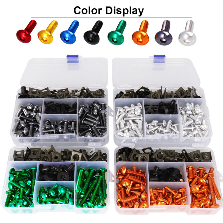 195PCS%20M5%20M6%20Screws%20Motorcycle%20Bolts%20Screws%20Fair%20Bolt%20For%20YAMAHA%20YZF%20R1%20R15%20R25%20R3%20R6%20R125%20R15%20R25%20MT03%20MT07%20MT10%20Suzuki%20GSXR%20-%20Image%203