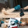 Makita Violent Blower Turbo Jet Fan Electric Air Duster Wind Speed Turbo Rechargeable with Light Car Cleanin Tool. 