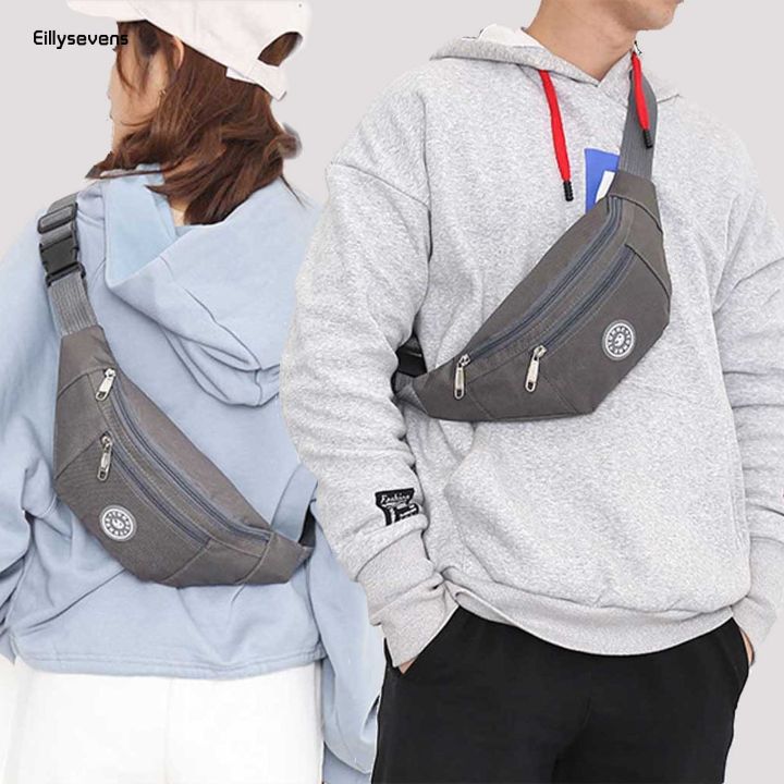 Unisex Chest Bag Crossbody Backpack Men Waterproof Oxford Cloth Shoulder Bag Women's Casual Messenger Bag Male Small Bag