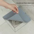 Silicone floor drain anti-smell cover sewer sink smell removal sealing drain cover kitchen bathroom home insect-proof seal cover. 
