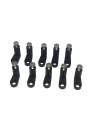 10 PCs plastic bracket L-shaped game parts (black) motherboard bracket PCB type L-shaped stand Holder. 